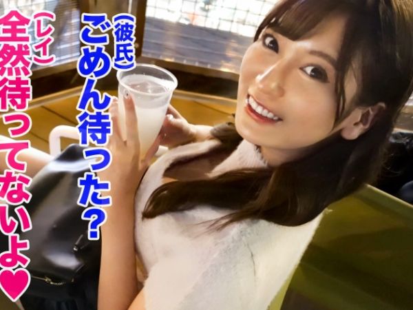 【素人】「お久しぶり♥」勃起チンポに挨拶フェラ＆パイズリでねっとりご奉仕→生チンSEXハメ撮り！