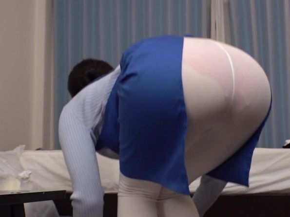 【家事代行サービス】巨乳でプリケツなお姉さん、仕事中に突然の即ハメ！デカ乳揺らして何回もイっちゃう敏感ボディを徹底的にヤリまくる！♡