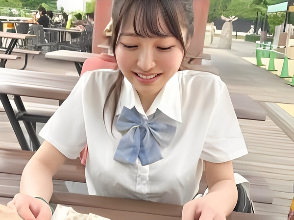 【禁断のデート】バイト先の制服美少女と秘密の不倫♡ 未成年とは思えない大人のボディにメロメロ！ 制服を脱がせて、キツキツのマンコにガチ挿入！ 甘い喘ぎ声がたまらない！！
