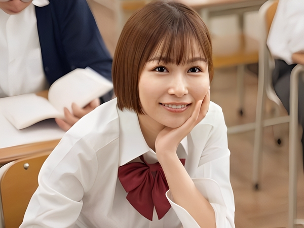 【巨乳女子校生】『先生のチンポ、私が管理してあげる♡』河合あすなちゃんがバックと正常位で激ピストン！快楽に溺れる先生を翻弄する小悪魔女子校生のエロすぎる射精管理プレイ！