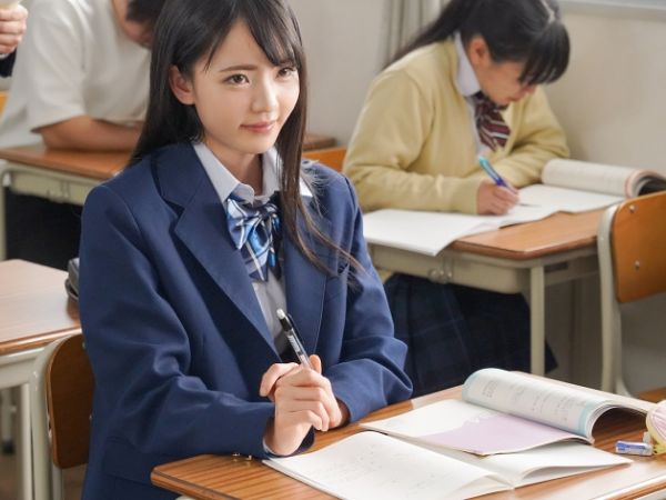 【学園もの】担任教師に恋する学園1の美少女が禁欲させられ限界性欲の教師と職員室で激しく求めあう禁断SEX！