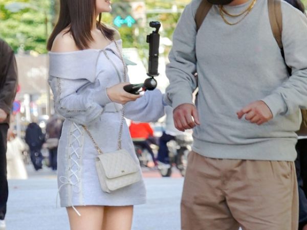 【涼森れむ】「イッちゃダメだよ？我慢して！」街中逆ナンした素人男性をフェラ手コキ足コキで射精寸前に追い詰めご褒美SEX！
