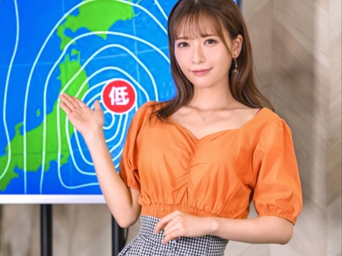 【お天気お姉さんの恥辱生放送】超絶キュートな彼女がカメラの前でセクハラされ、肉棒に喘ぎ狂う！羞恥プレイで本気のヨガリ声が漏れちゃう！♡