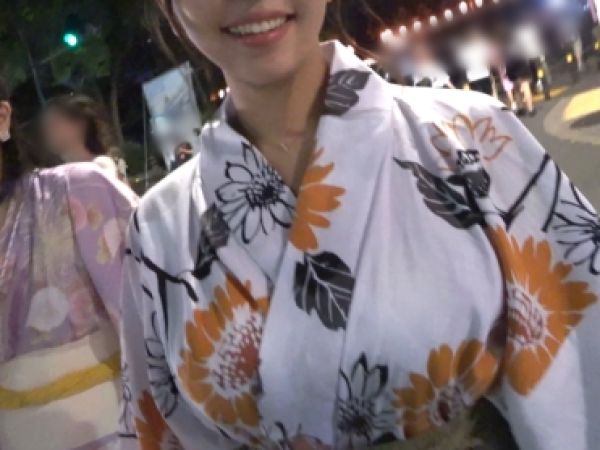 【素人ナンパ】「久しぶりこういうの…」お祭りで見つけた巨乳お姉さんをホテル連れ込み！中出し精子がこぼれ出る種付け連ピス！