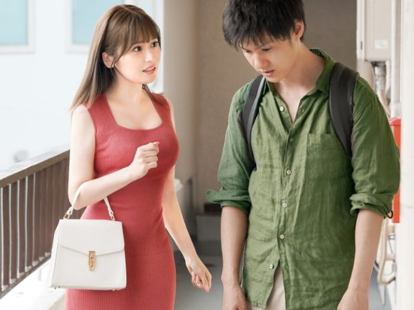 【人妻】となりに住む巨乳美人妻が繰り返し受験に失敗しているダメ男を甘やかす全肯定不倫中出しセックス！